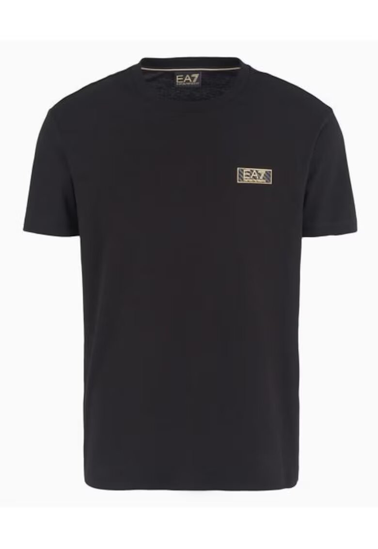 EA7 Tricou din bumbac cu detaliu logo -