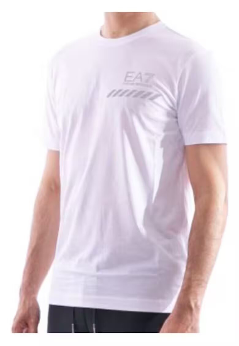 EA7 Tricou din bumbac cu logo -