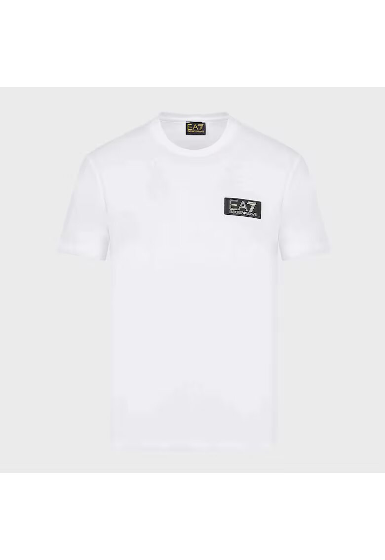 EA7 Tricou M Tee Pima Js - 3RPT19-PJM9Z-1100 - Barbati - Alb - Alb