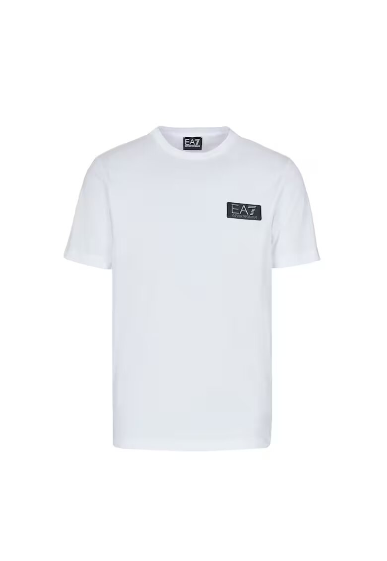 EA7 Tricou M Tee Superior 40/1 - 3RPT72-PJ8SZ-1100 - Barbati - Alb - Alb