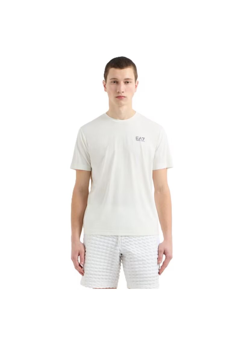 EA7 Tricou pentru Barbati - m tee ss vi - 7M000179-AF13530-U0005 - Alb - Alb