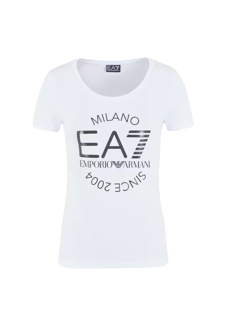 EA7 Tricou pentru Drumetie - 6DTT20-TJQCZ-1100 - XS INTL - Alb