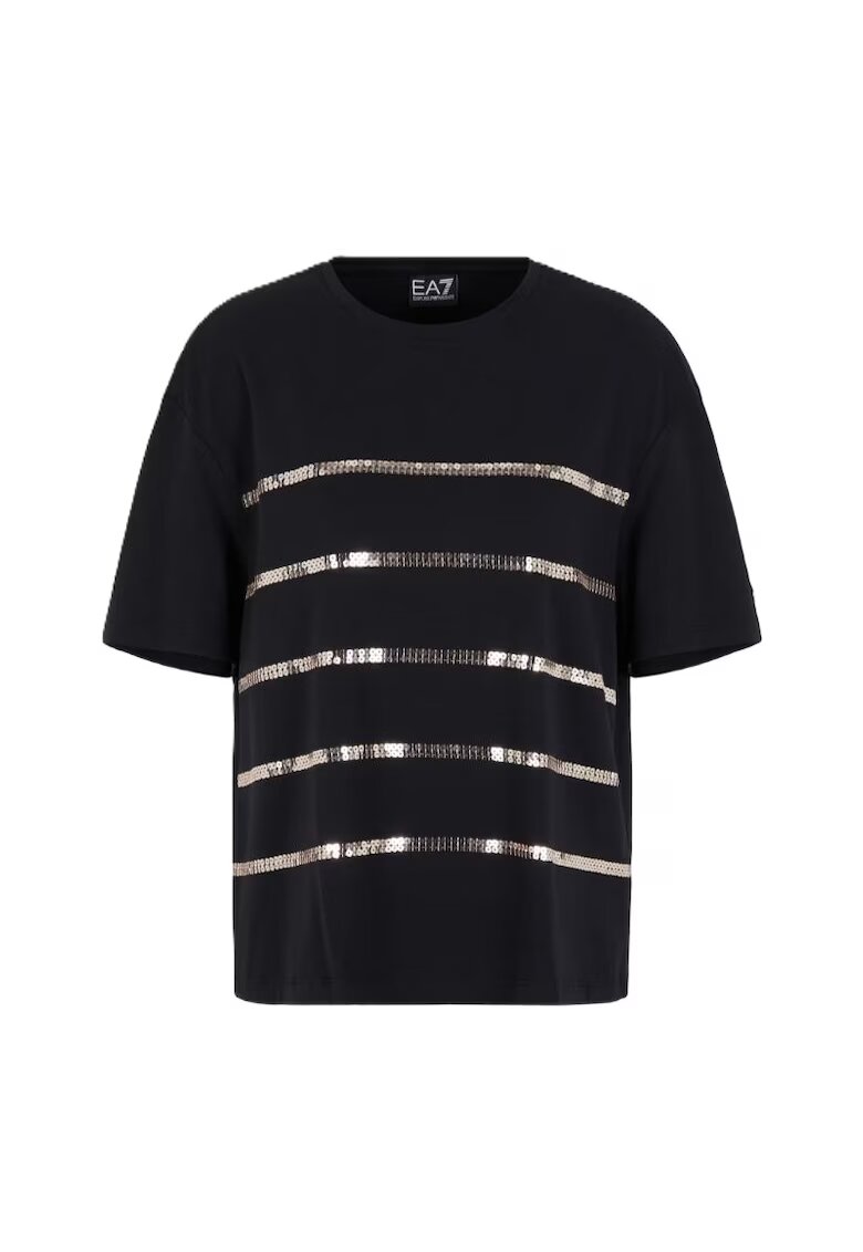 EA7 Tricou pentru Drumetie - 6DTT26-TJDZZ-1200 - Negru - Negru