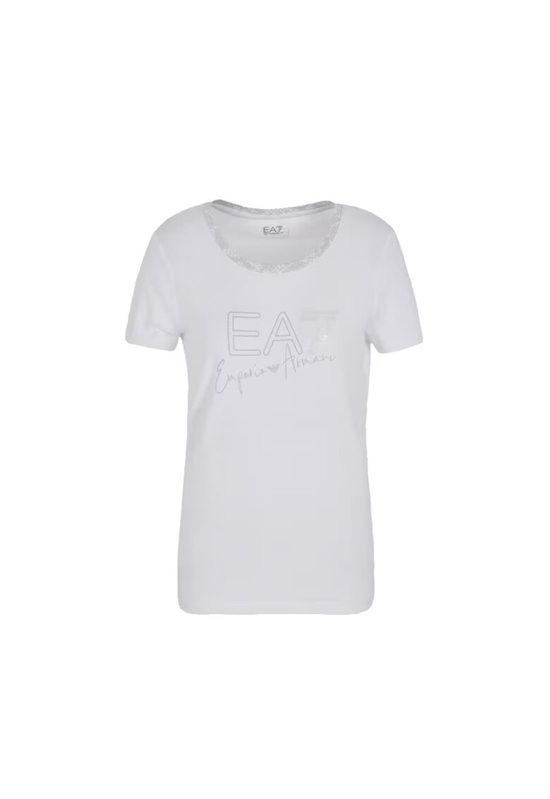 EA7 Tricou pentru Drumetie - 6RTT06-TJQDZ-1931 - Alb - Alb