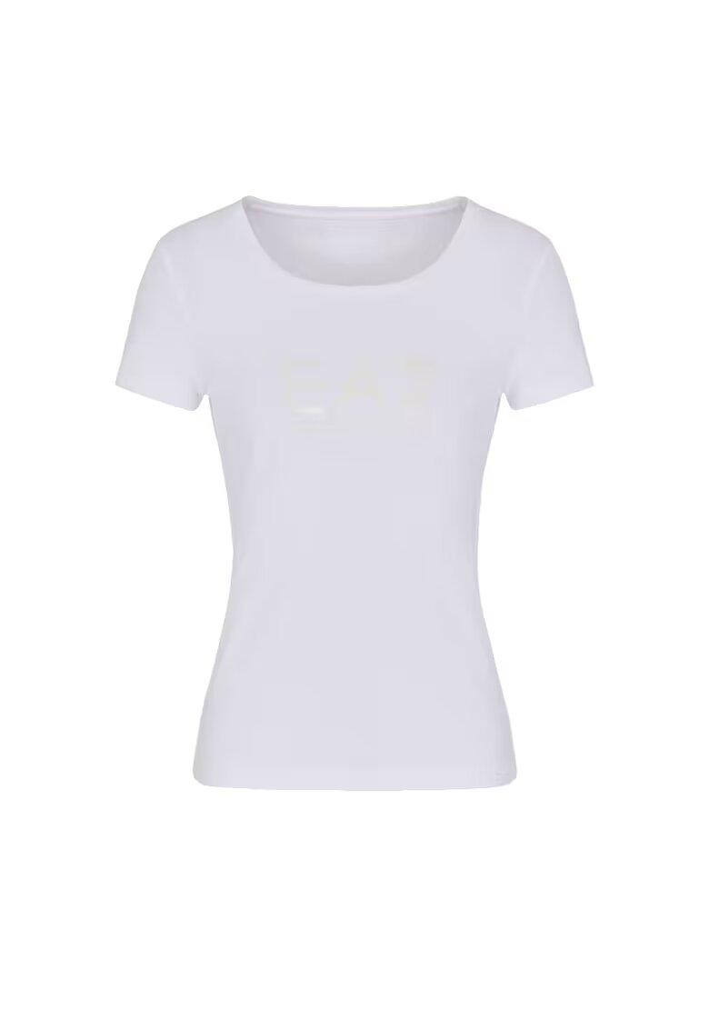 EA7 Tricou pentru Drumetie - 8NTT66-TJFKZ-0104 - Alb - Alb