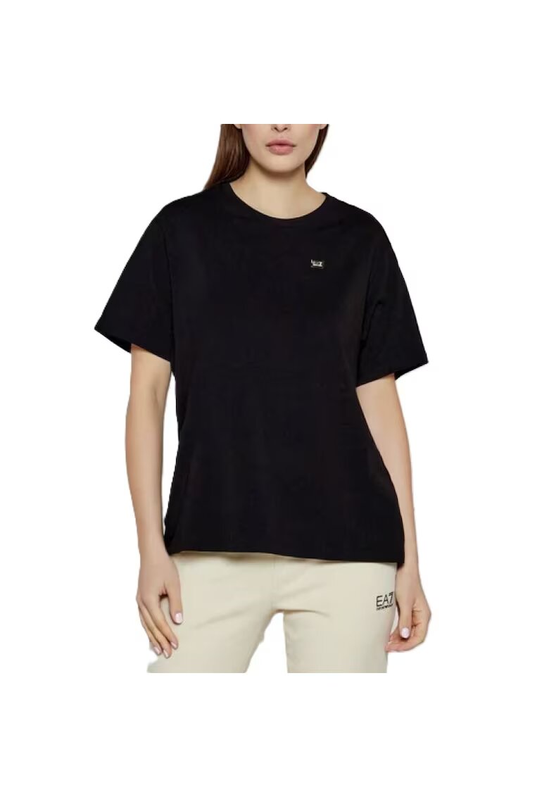 EA7 Tricou pentru Femei - 7W000028-AF10373-UC001 - Negru - Negru