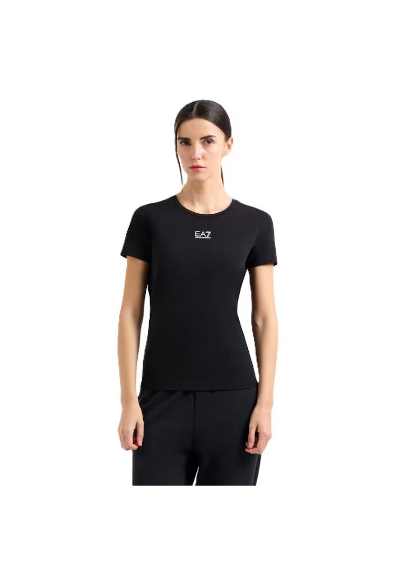 EA7 Tricou pentru Femei - 7W000072-AF12115-UC001 - Negru - Negru