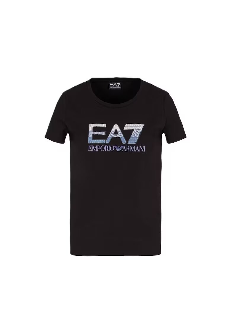 EA7 Tricou pentru Femei - 7W000183-AF10373-UC001 - Negru - Negru