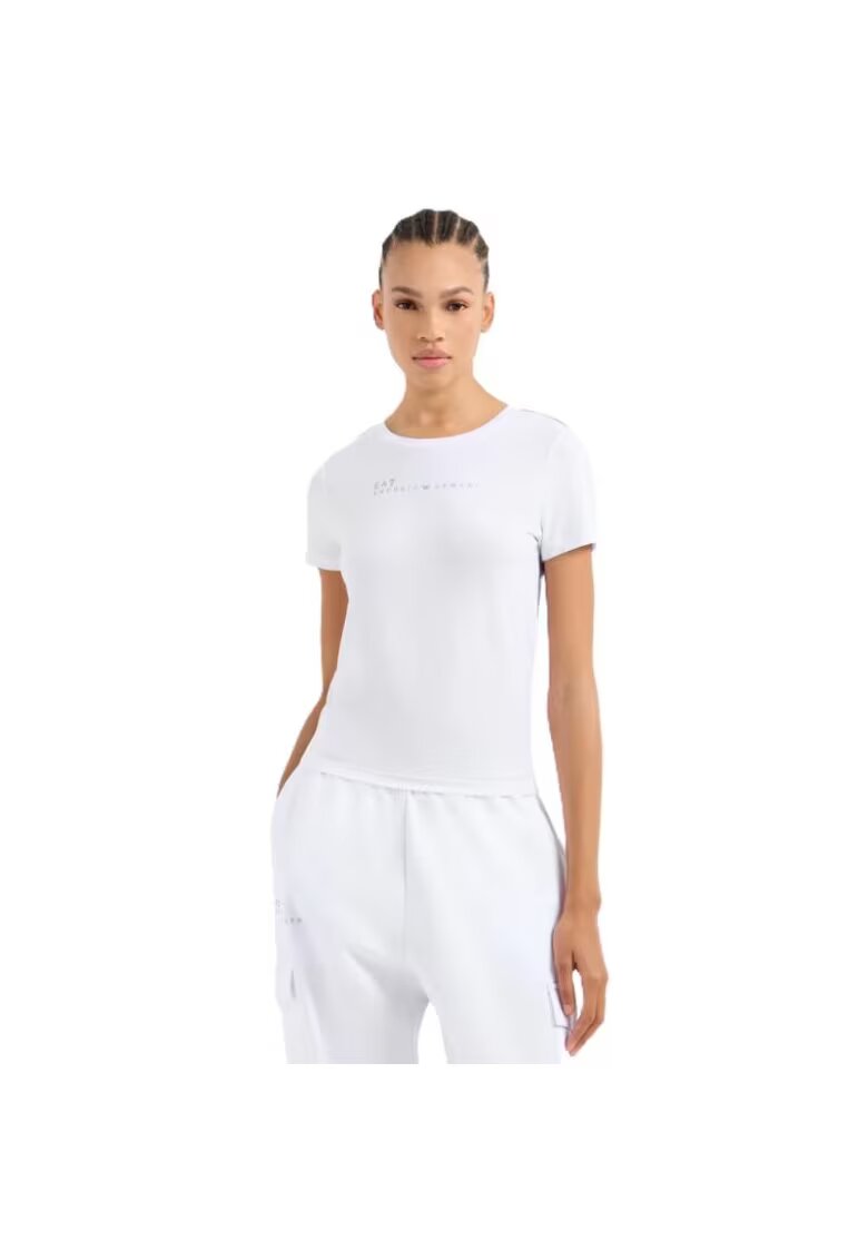 EA7 Tricou pentru Femei - w tee - 7W000274-AF12945-U0002 - Alb - Alb