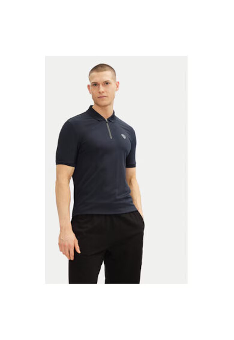 EA7 Tricou Polo barbati Emporio Armani - 8NPF13 PJRGZ - Viscoza/Poliamida - Bleumarin - Bleumarin