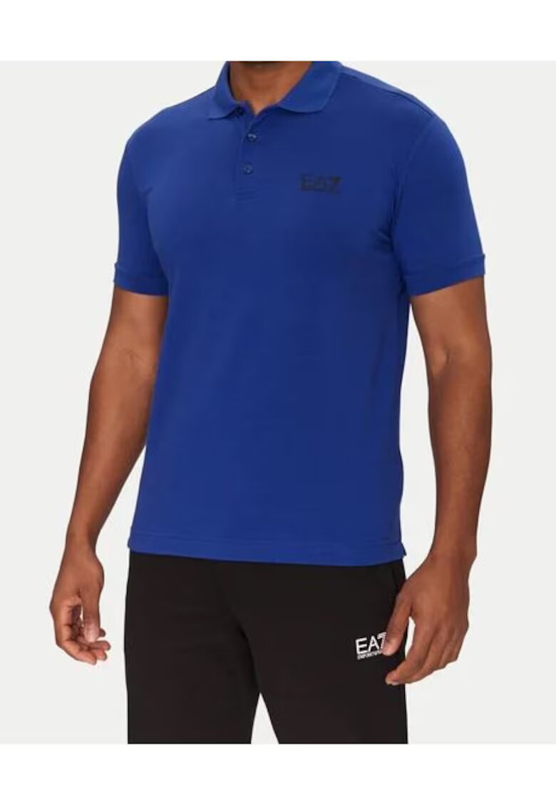 EA7 Tricou Polo Cu Nasturi -