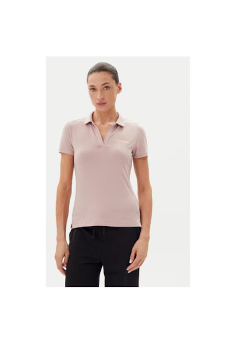 EA7 Tricou Polo dama Emporio Armani - 7W000266 AF12500 - Bumbac/Modal - Roz - Roz