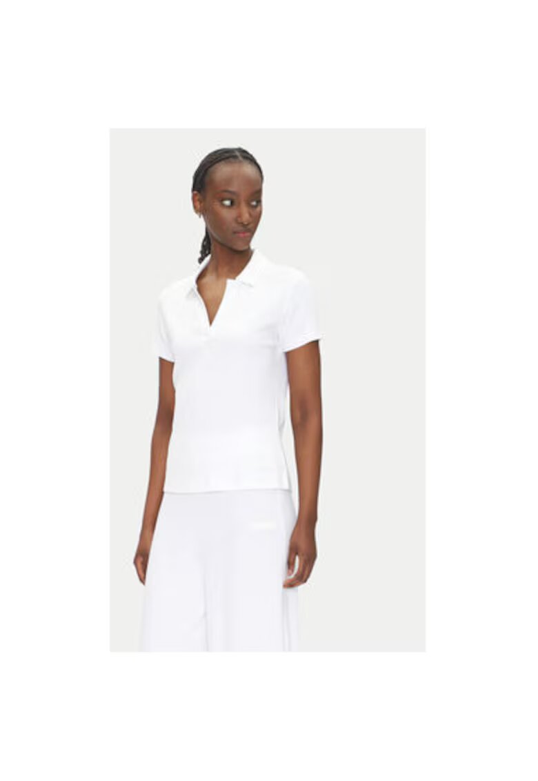 EA7 Tricou Polo dama Emporio Armani - 7W000490 AF12654 - Viscoza/Elastan - 65499 - Alb