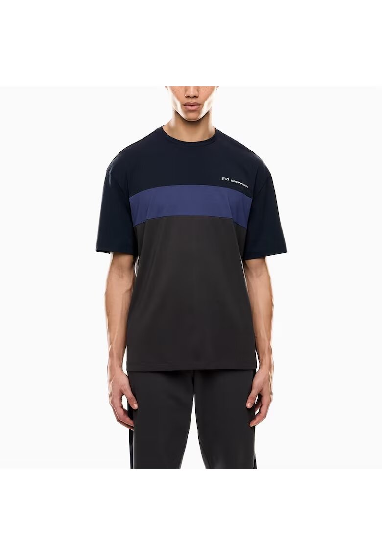 EA7 Tricou TRAIN ATHLETIC COLOUR BLOCK M TEE SS-7M000935-AF16548-UB102