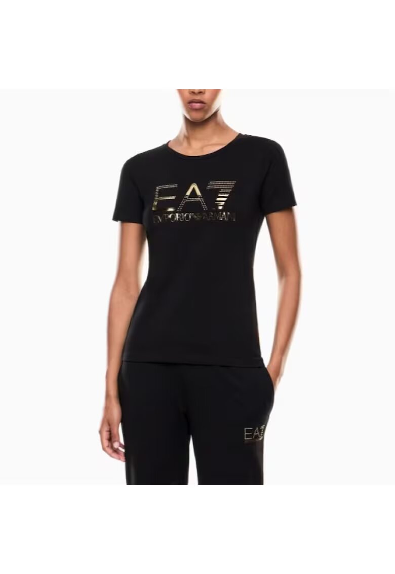 EA7 Tricou TRAIN LOGO SERIES W TEE SS METAL STUDS-7W000721-AF10373-MC021
