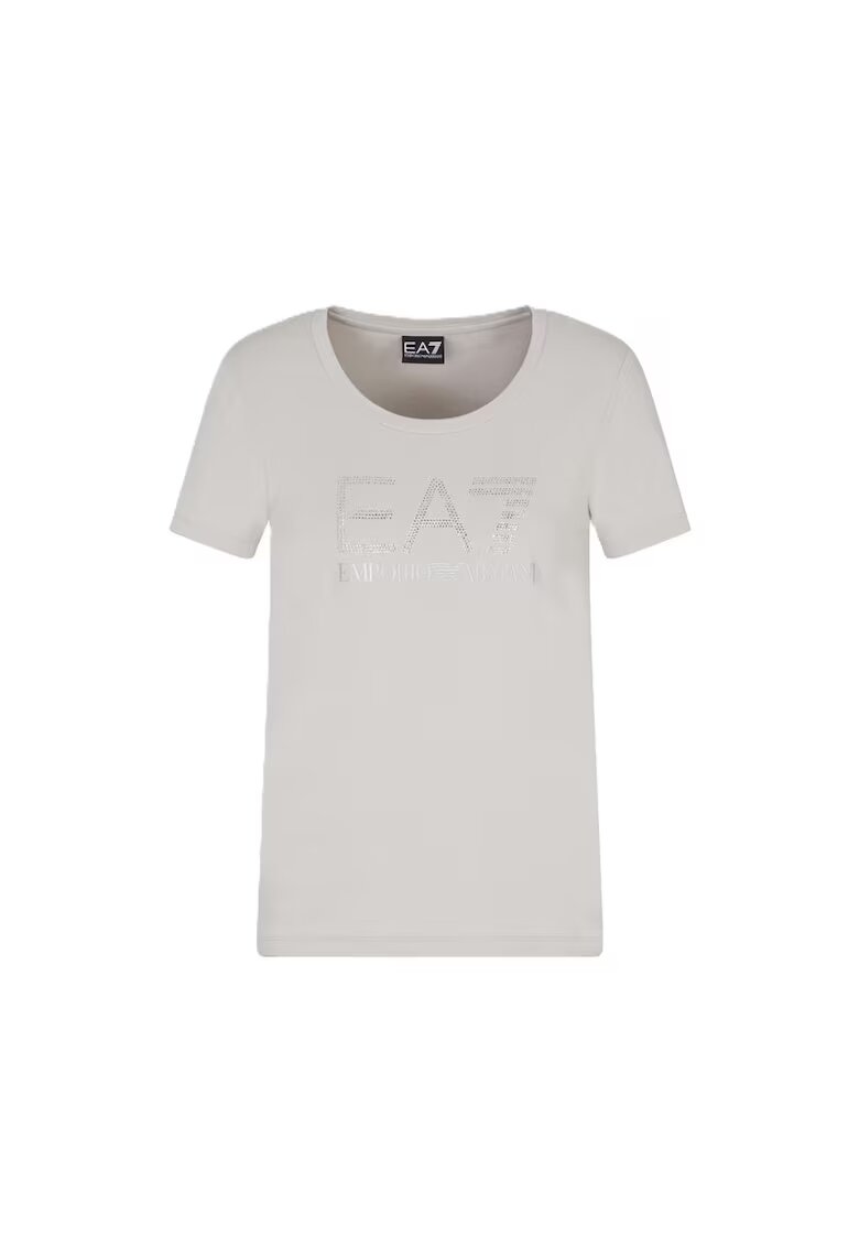 EA7 Tricou TRAIN LOGO SERIES W TEE SS RN FANCY STRASS-7W000536-AF10373-MC056