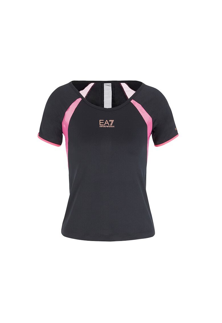 EA7 Tricou W Tee Ss Rn - 3RTT01-TJLHZ-1200 - Femei - Negru - Negru