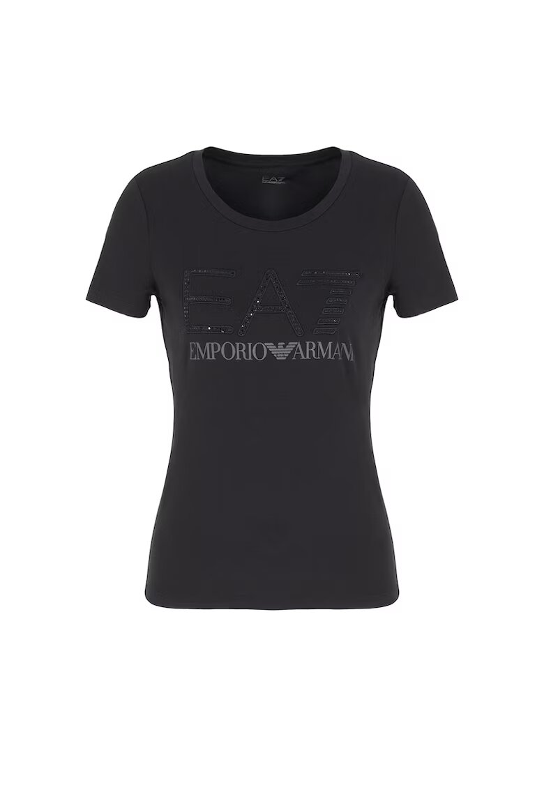 EA7 Tricou W Tee Ss Rn - 3RTT24-TJDZZ-1200 - Femei - Negru - Negru