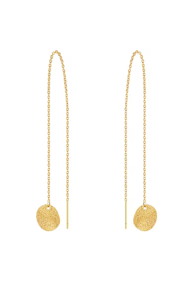 Eastside Cercei drop placati cu aur de 14K - Auriu