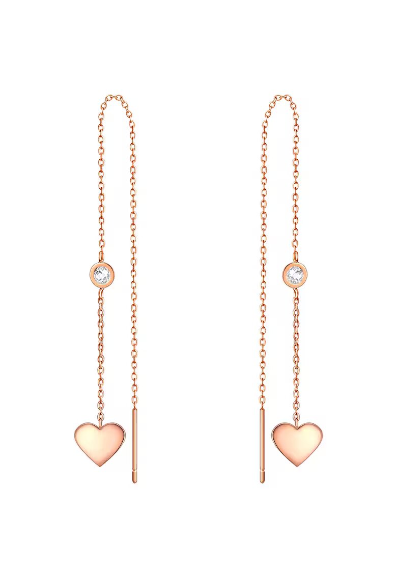 Eastside Cercei drop placati cu aur de 18K - Auriu rose