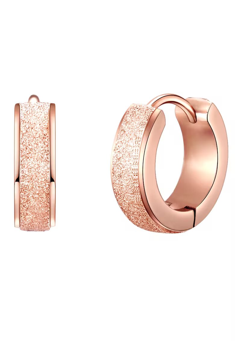 Eastside Cercei placati cu aur de 14K - din otel inoxidabil - Auriu rose