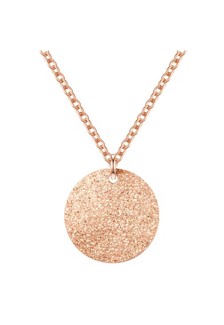 Eastside Colier placat cu aur de 14K si cu detaliu stralucitor - Auriu rose