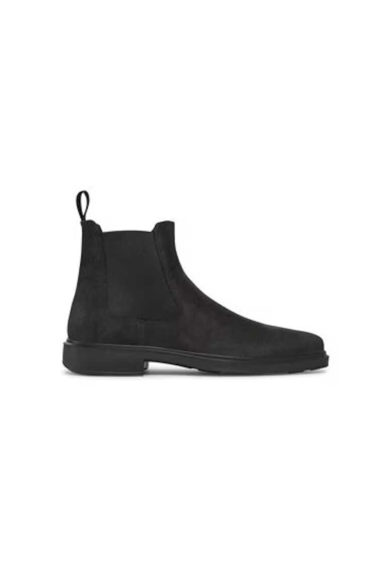 ECCO Botine cu glezna joasa pentru barbati 50022402001 - Piele naturala - Negru - Negru