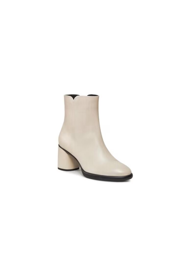 ECCO Ghete dama 303178871 - Piele naturala - Alb - Alb