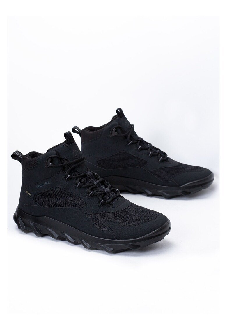 ECCO Pantofi de trekking pentru barbati - MX LOW MID M - Impermeabil - Negru - Negru