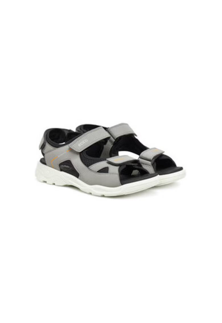 ECCO Sandale barbati 70060350585 - Piele ecologica - Gri - Gri