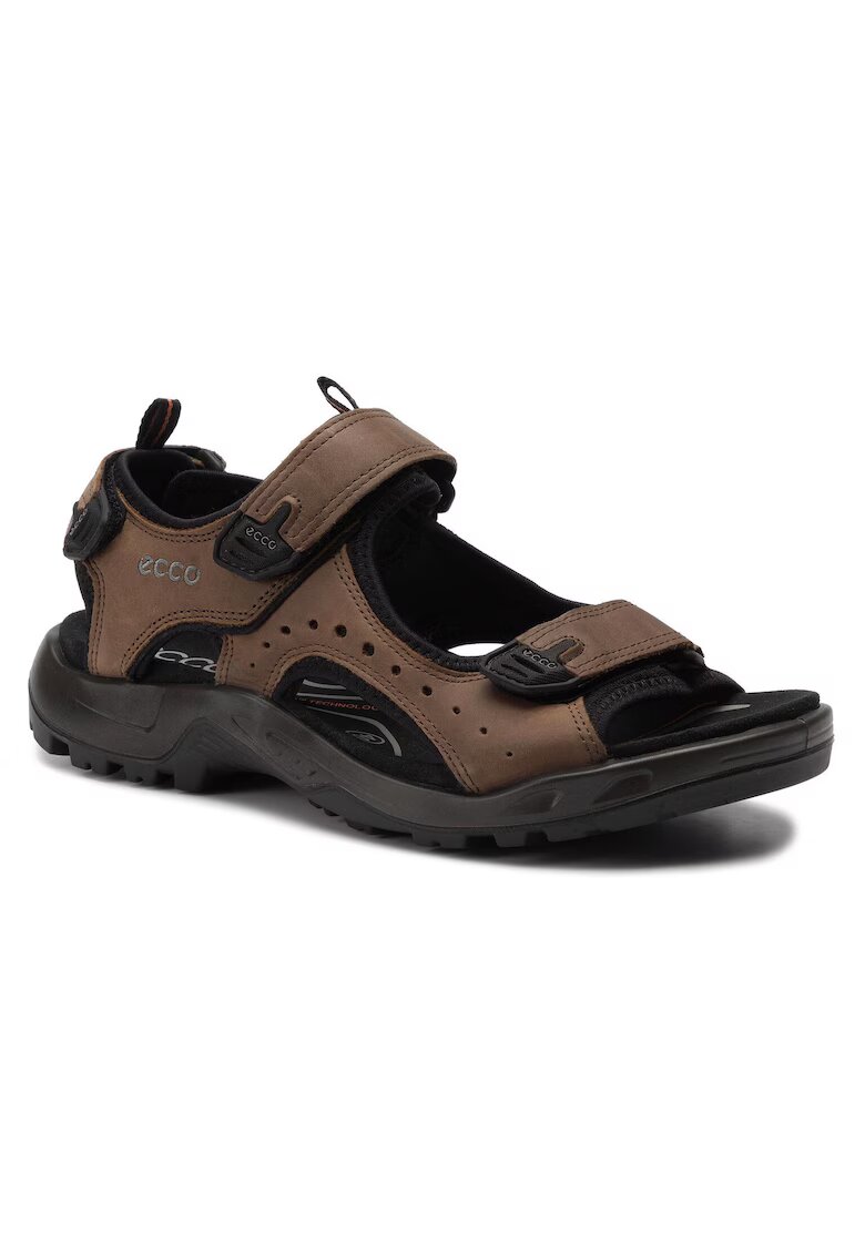 ECCO Sandale barbati 82204402114 - Piele naturala - Maro - Maro