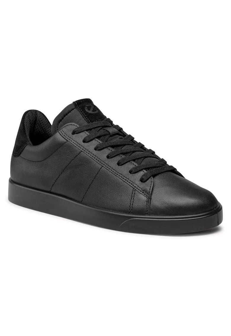 ECCO Tenisi barbati 209817256 - Piele naturala - Negru -