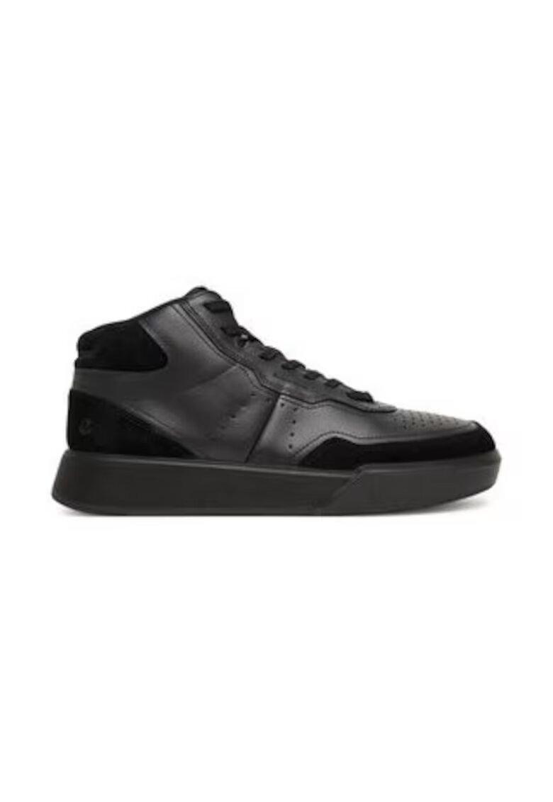 ECCO Tenisi barbati 305538192 - Piele naturala - Negru