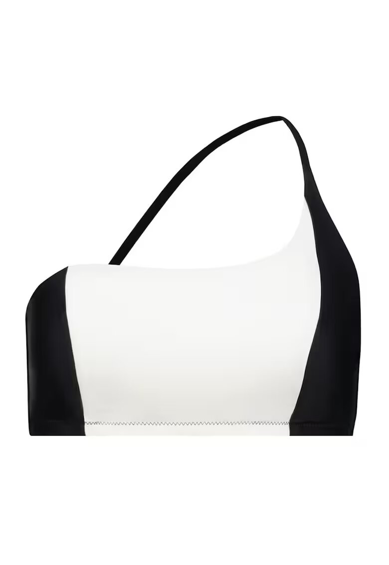 EDOS Sutien de baie cu model uni - Alb fildes/Negru