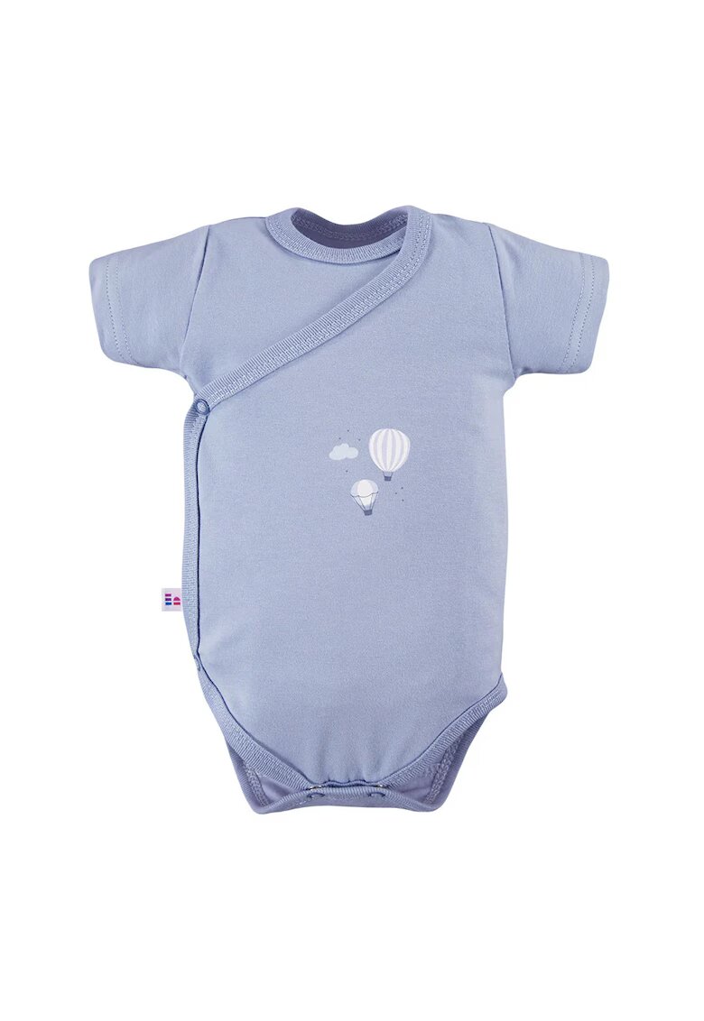 EEVI Body cu maneca scurta si model balon - - Petite - Albastru - pentru baietei - Albastru