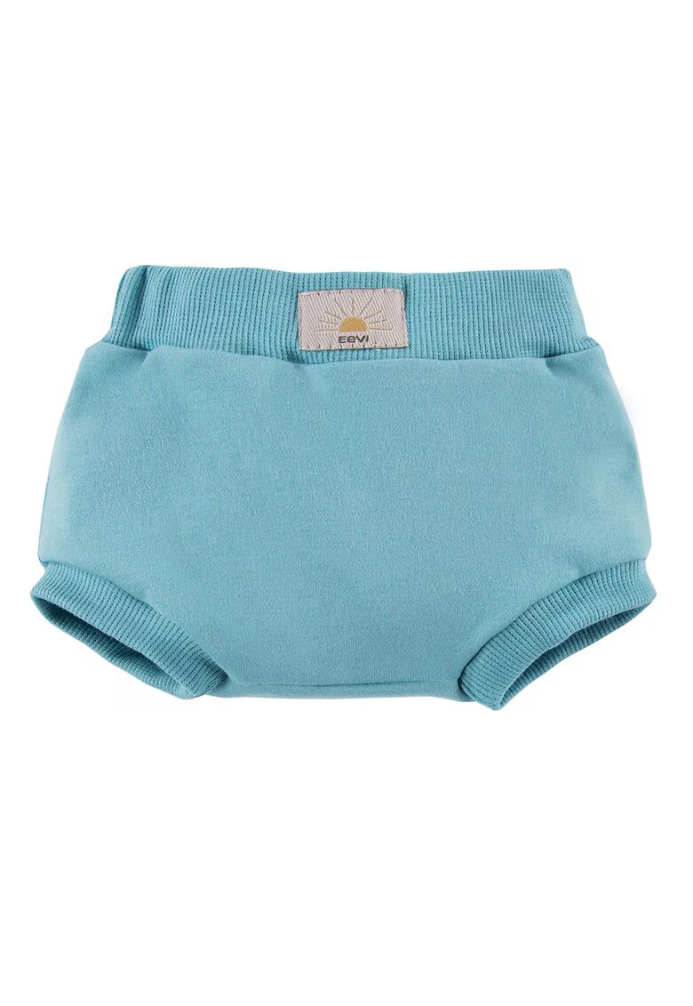 EEVI Pantaloni scurti bufanti Bloomers - Botanic - Albastru Turcoaz - pentru baietei - Albastru turcoaz