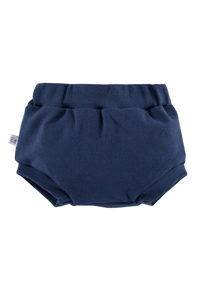 EEVI Pantaloni scurti bufanti Bloomers - Botanic - Navy - pentru baietei - Albastru inchis