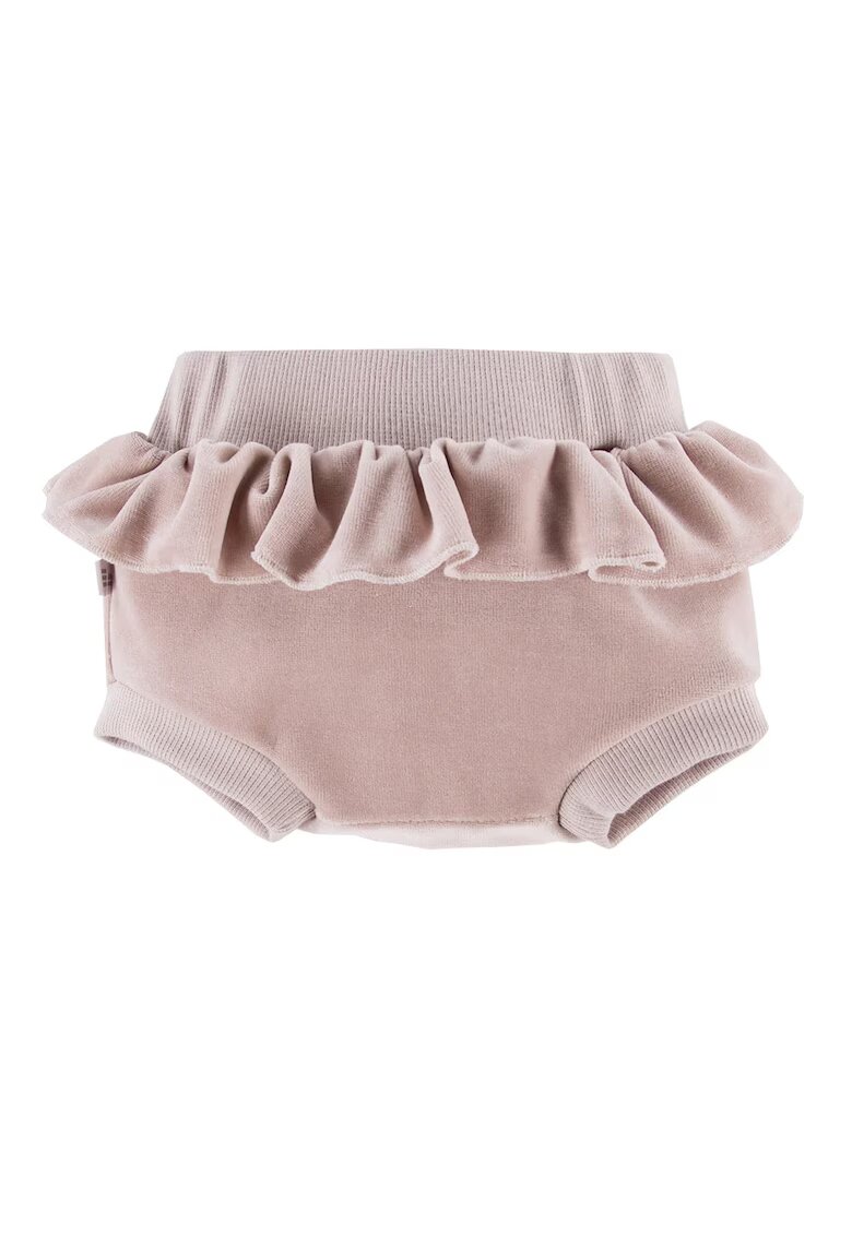 EEVI Pantaloni scurti bufanti cu volan in talie Bloomers - Botanic - Bej - pentru fetite - Bej