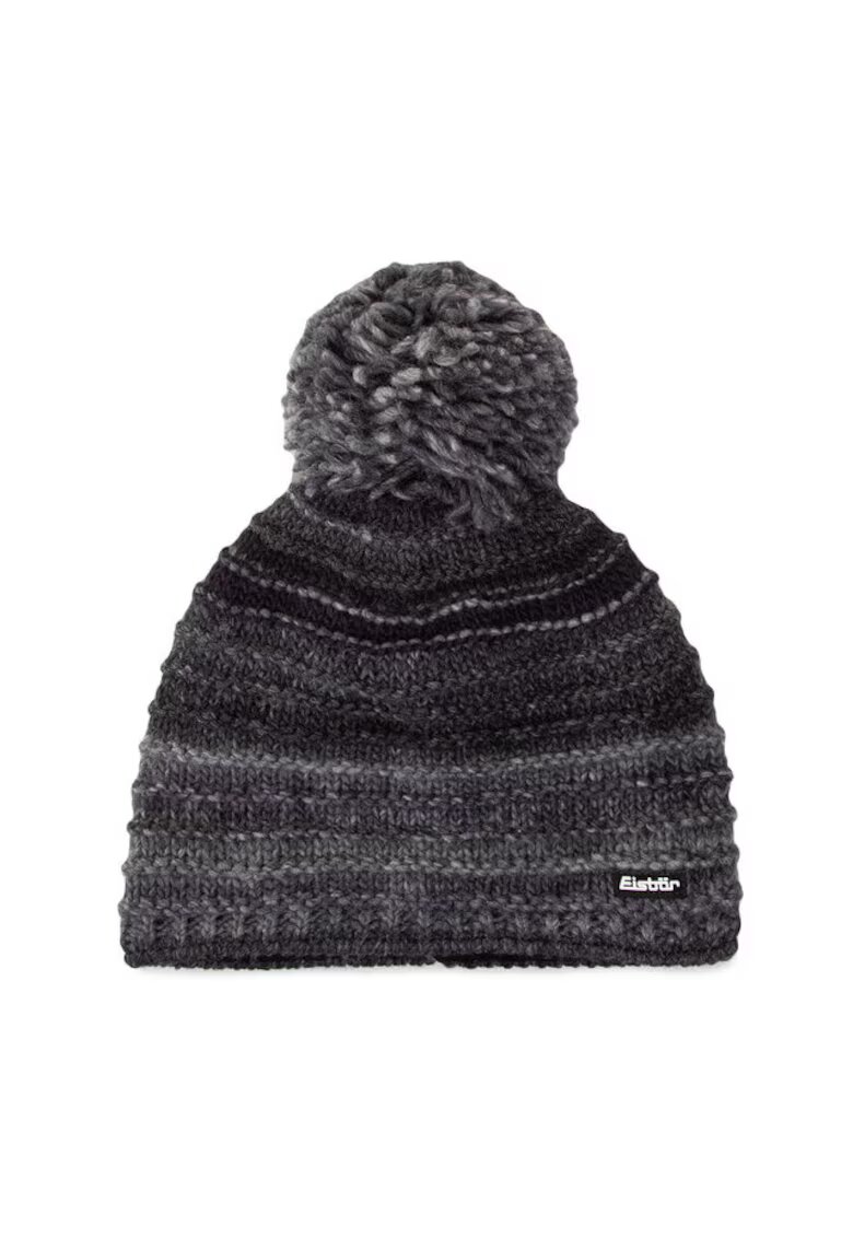 Eisbär Caciula dama Mikata Pompon - gri - material sintetic