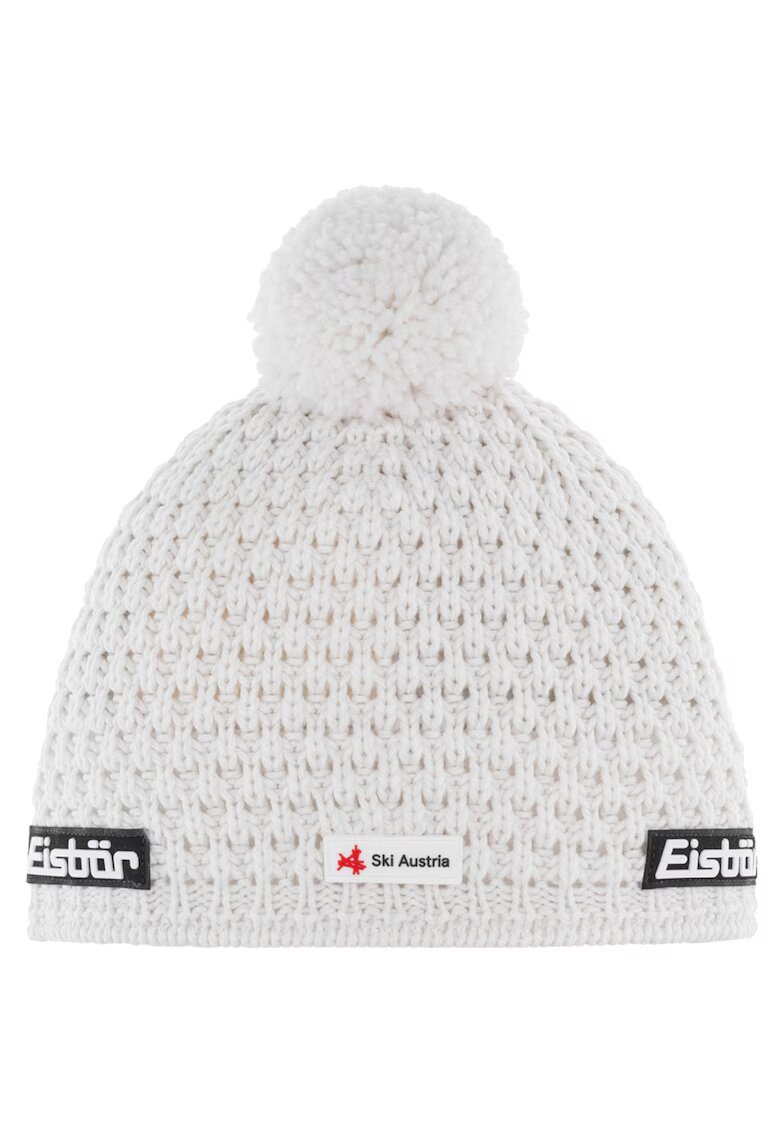 Eisbär Caciula Unisex - Trail Pompon MU SKA 33133 - Alb