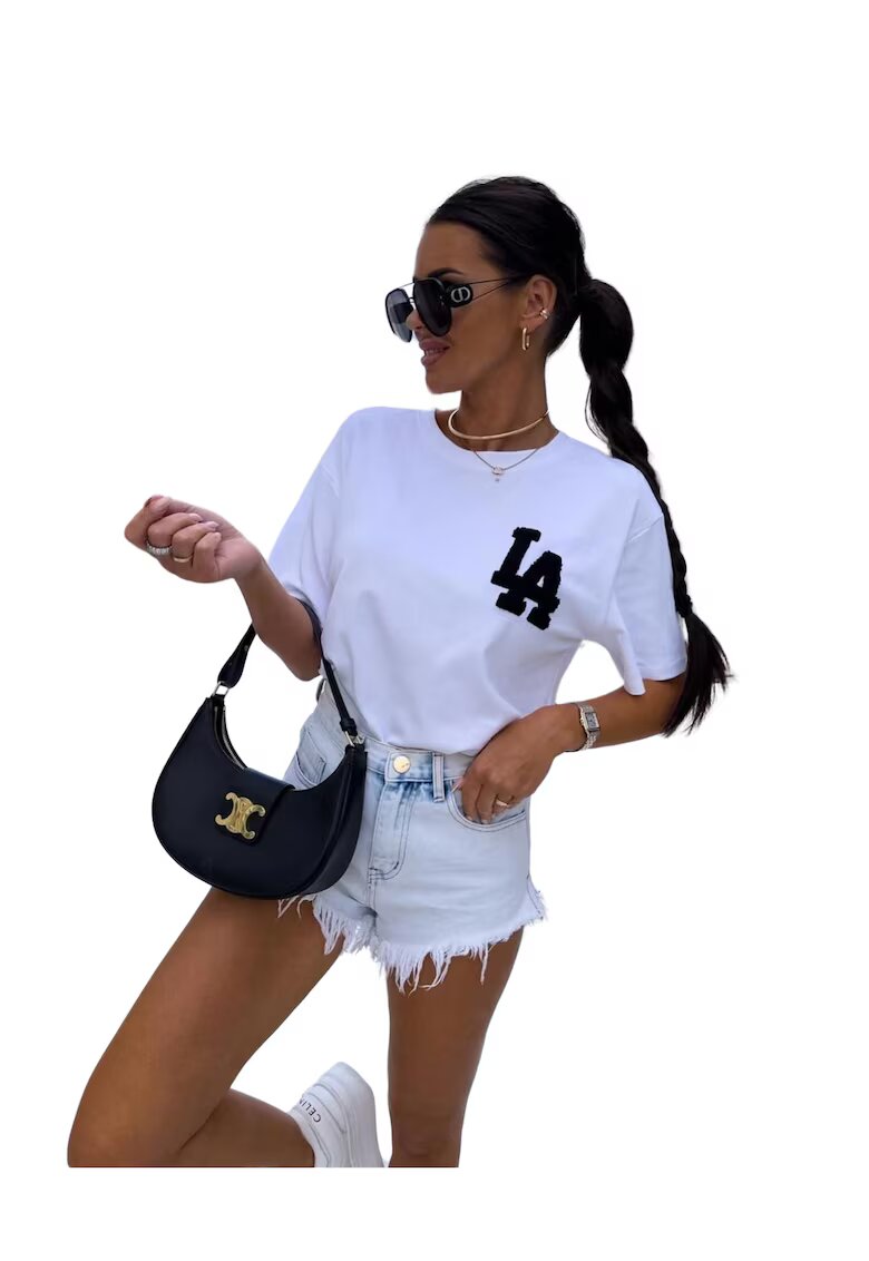 Electra Store Tricou L.A. Print Negru