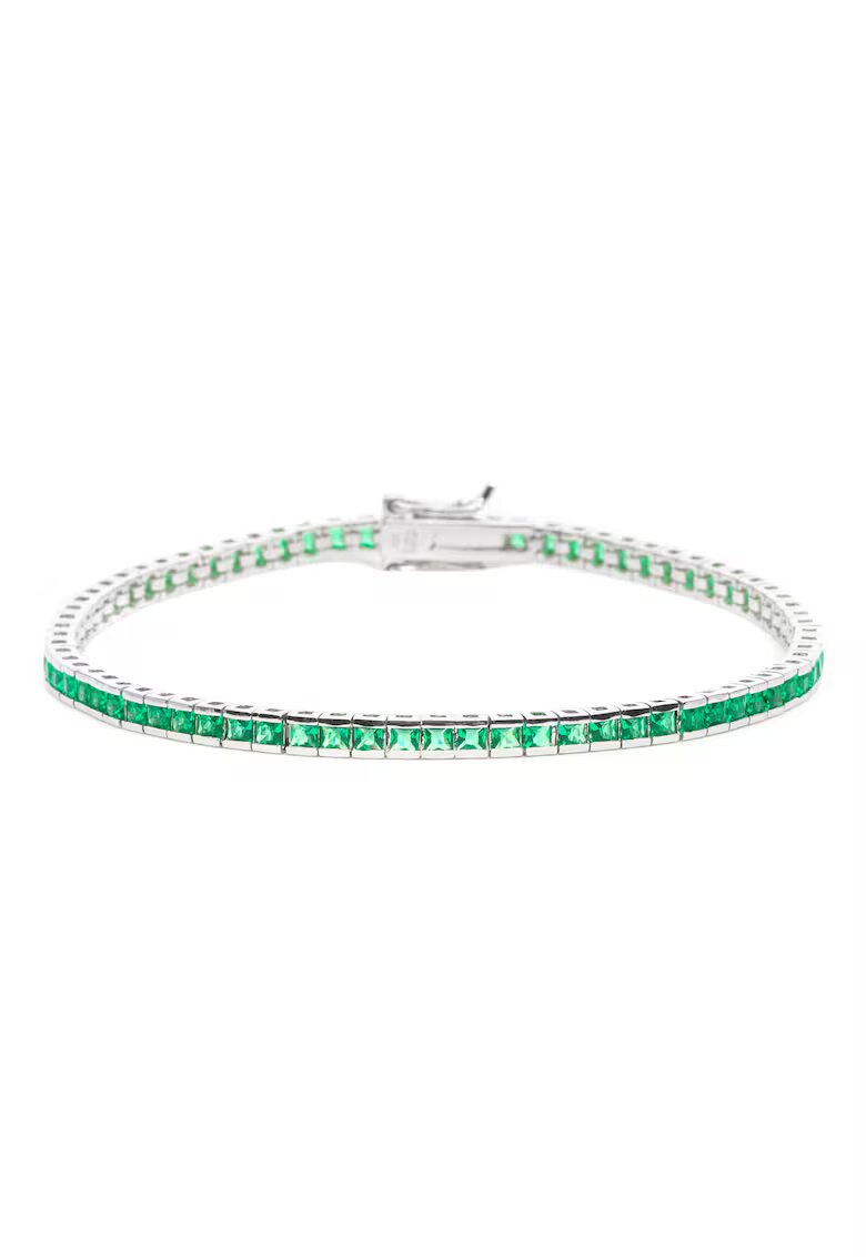 ElectraStore Bratara Tennis ARGINT 925 Rodiat Cu Cristale Zirconia - 19 CM