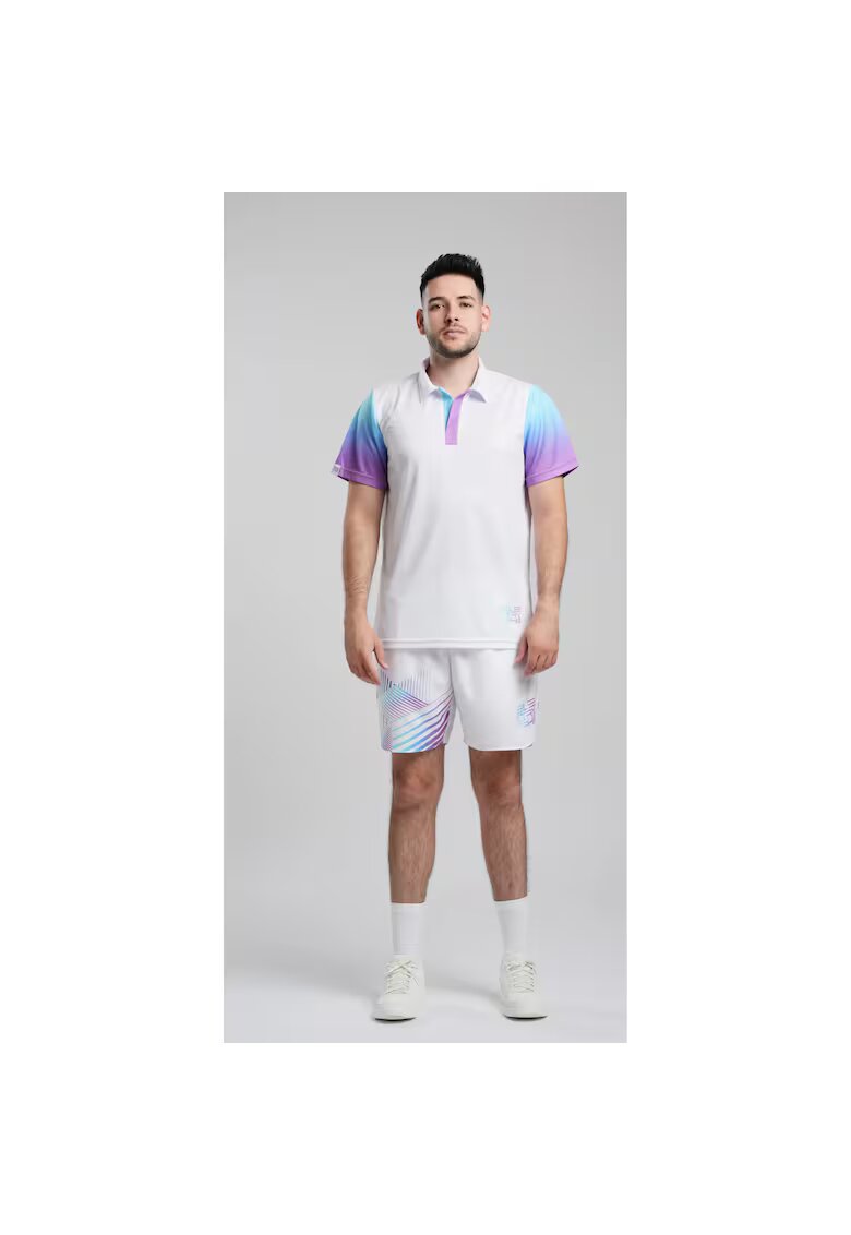ELECTRYPHY Tricou polo barbati Elevate - Alb