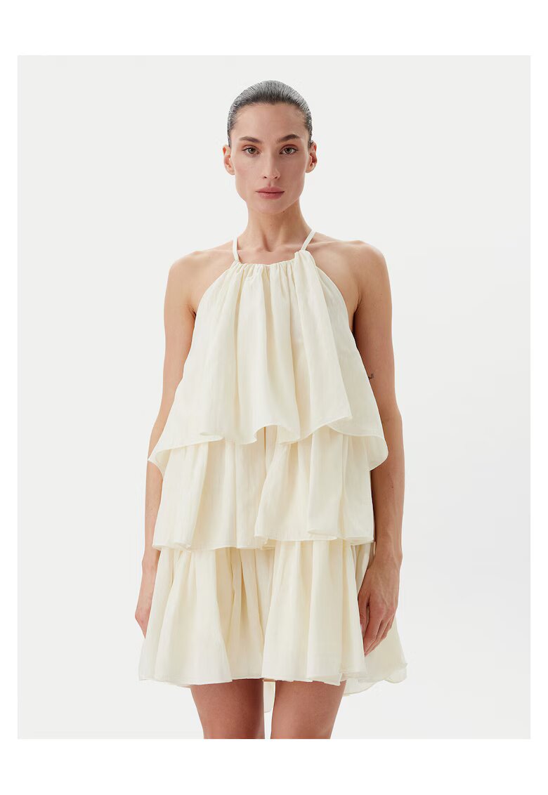 Eleh Rochie de cocktail - bej - maro - fabrica de calitate