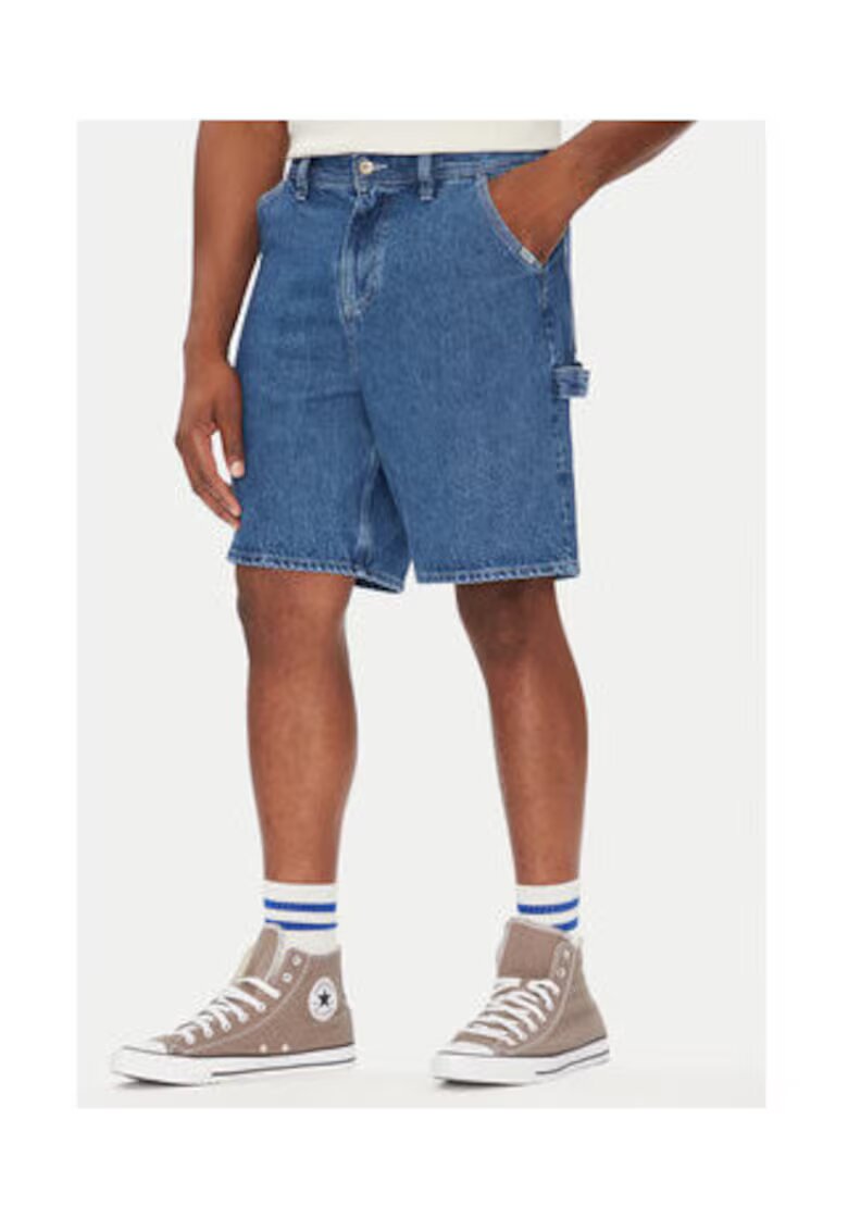 Element Pantaloni scurti pentru barbati - bumbac - albastru