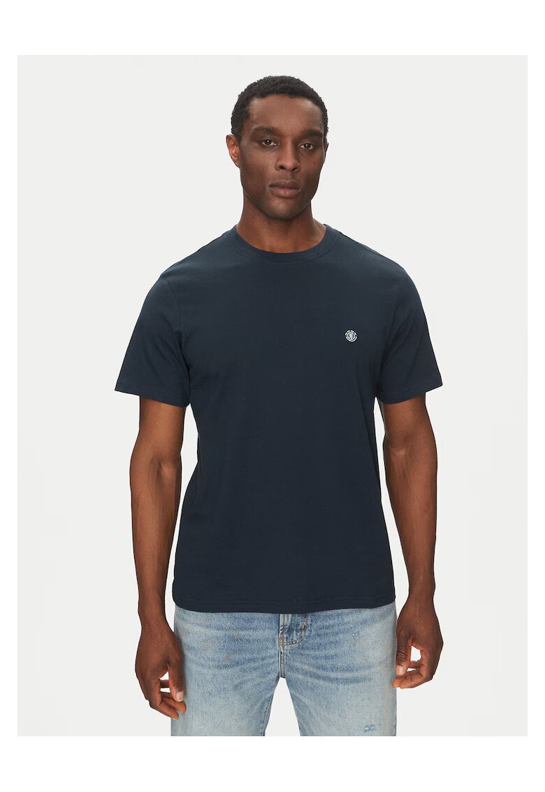 Element Tricou barbatesc bleumarin - bumbac - uni