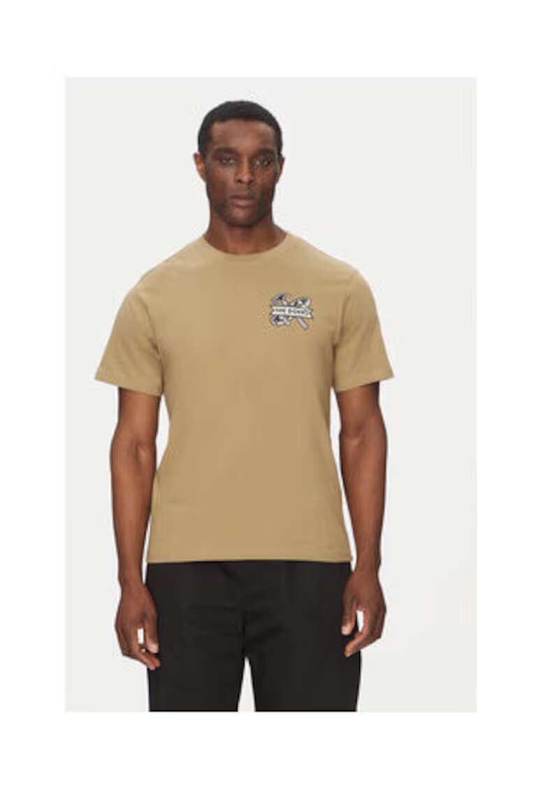 Element Tricou barbati - kaki - 100% bumbac