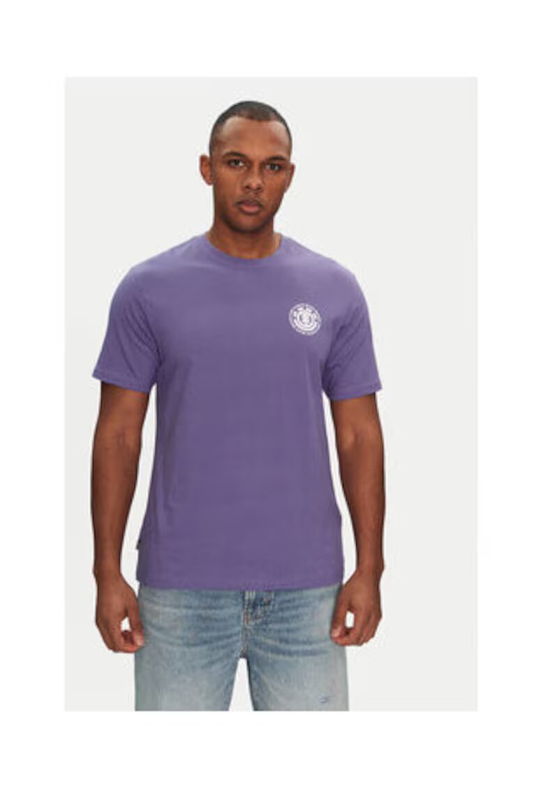 Element Tricou barbati - mov - 100% bumbac