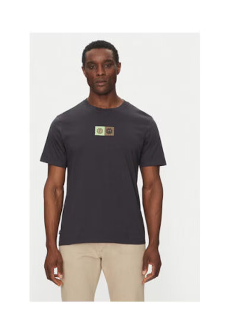 Element Tricou barbati - negru - 100% bumbac