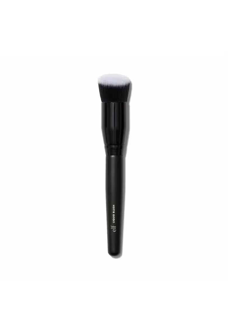 elf Pensula unghiulara pentru blush cu peri moi si densi e.l.f Cosmetics Liquid Blush Brush